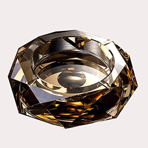 KXA Ashtray направен од кристално златно стакло без олово, погодно компатибилно со подароци за венчавки во салонот