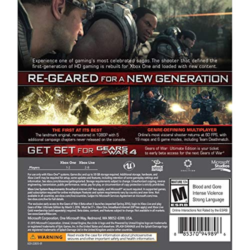 Запчаници На Војната: Крајно Издание-Xbox One