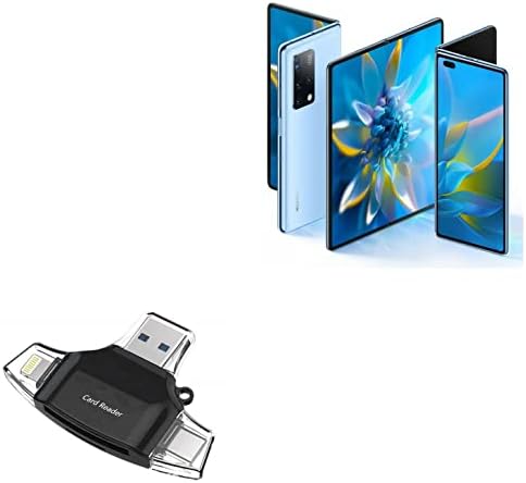 Boxwave Паметен Гаџет Компатибилен Со Huawei Mate X2-AllReader Sd Читач На Картички, Microsd Читач НА Картички SD Компактен USB ЗА Huawei