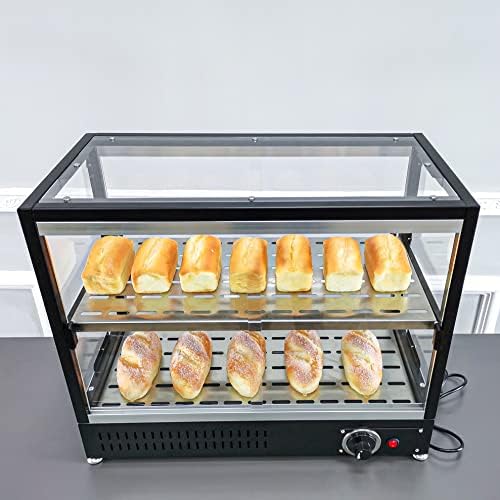 FifturedIsplays® Пекарска печка за пекарница Потопка за прикажување на полицата од 86 до 120 степени Фаренхајт 2900-2-SL