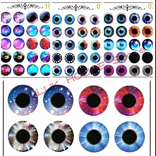 Huieu 9pcs/Поставете diy eyechips шема blyth кукла за чипови за чипс хартија