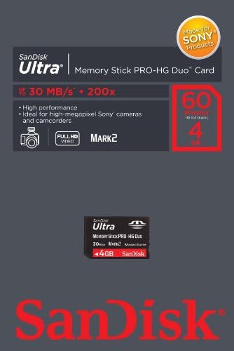 Sandisk Flash 4 GB Меморија Стап ПРО-HG Дуо Флеш Мемориска Картичка SDMSPDH-004G-U46, Црна