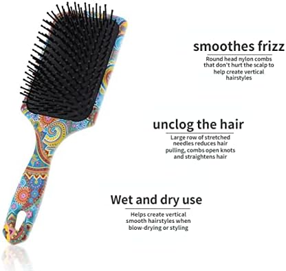 AllglassCharm Printing Air Cag Combass Mishing Hair Mashing најлон чешел Air Cushion Class Combate Combet Comb Comb Cob C66 Coist Flower Air Cag Class Popp пакет