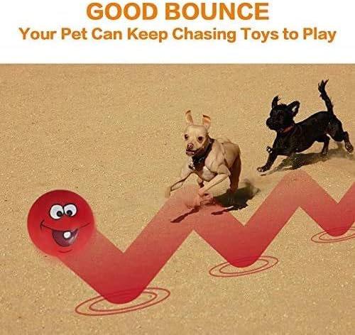Играчки за кучиња coricorsu кучиња пискави кучиња играчки смешно лице џвакаат латекс гума мека влечење игра интерактивни топки за кучиња за