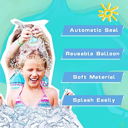 Балони за вода што може да се употреби Брзо полнење самото запечатување, полнење топки за вода за деца Алдулт, топки за прскање на