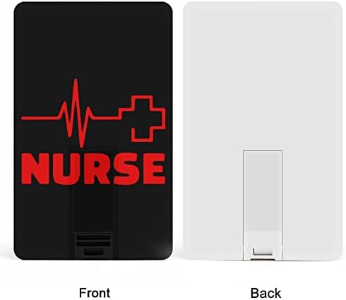 Медицинска сестра Чукање На Срцето ЦРВЕН Крст USB Флеш Диск Персоналните Кредитна Картичка Диск Меморија Стап USB Клучни Подароци