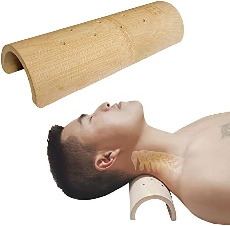 Масажа на вратот дрвена перница вратот и рамото релаксатор олеснување болка во болката, носилки на носилки