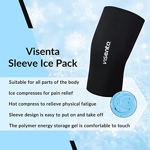 Visenta колено лактот мраз пакет топла и ладна терапија за повреди ， мраз пакувања за калкел, глужд, олеснување на болката во коленото ， пакет