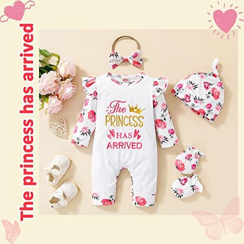 Xifamniy бебе девојки принцеза везење розово новороденче новороденче 3 парчиња фустан од каросерија туту здолниште што доаѓа