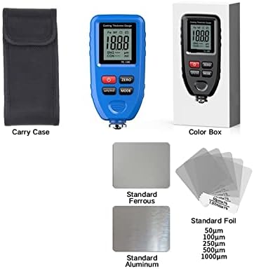 TC100 сина дебелина мерач за инструменти за мерење на автомобили Fe/NFE тестер за боја