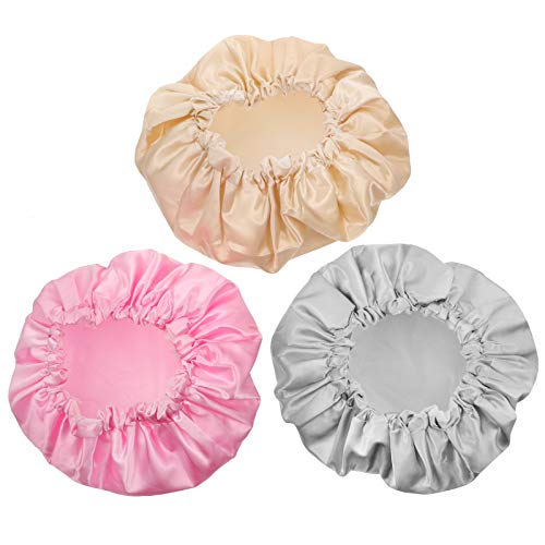 3 парчиња еднократно водоотпорни капачиња за капење цврста боја еластични капачиња за туширање за жени