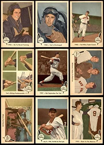 1959 Флеер Тед Вилијамс Бејзбол 25 Стартер за стартување на картички Н.М.