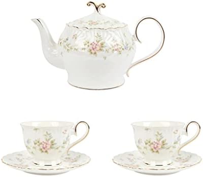 Yaywp чаша поставена европска попладневна чаша чај роза коска чајник чај чаша чаша сет