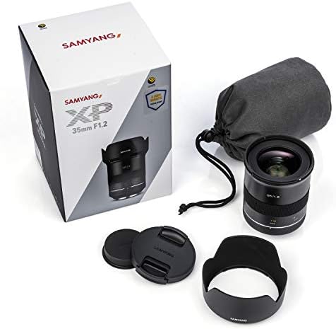 Samyang XP 35mm f/1.2 Рачен Фокус Објектив За Canon EF