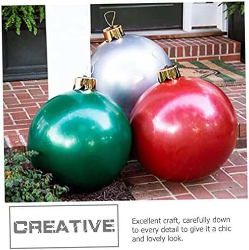Toyvian Божиќни балони надувување на отворено играчки Decoración de para надворешни Божиќни декорации над големина на надувување топки
