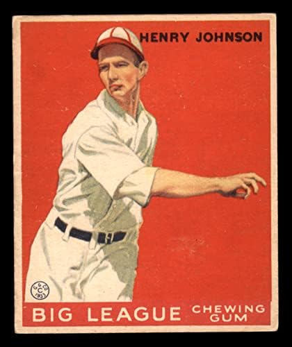 1933 година Гуди 14 Хенри nsонсон Бостон Ред Сокс ВГ/екс+ Ред Сокс