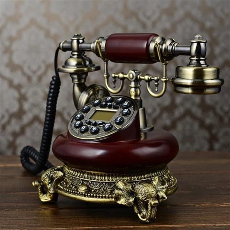 N/A антички фиксен телефонски повик за домашни лични карти и имитација на метални телефони без метални телефони