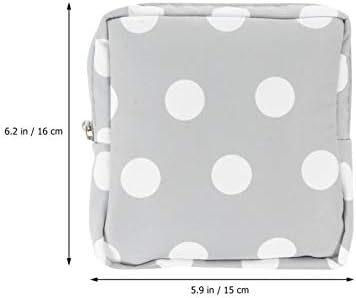 ИЗВАДОК 2 парчиња Торба За Складирање Санитарни Салфетки Менструална Подлога Торбичка За Патент За Патувања На Отворено Контејнер