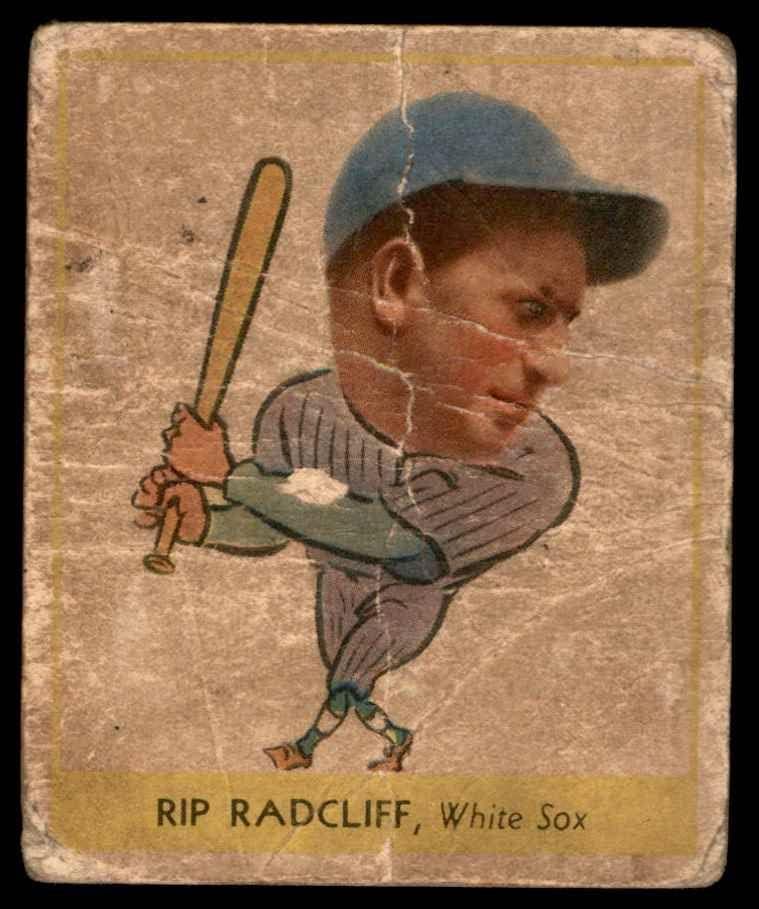 1938 година Гуди се упати на 261 / 285 RIP Radcliff Chicago White Sox автентичен бел сокс