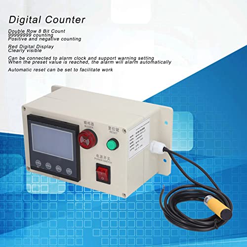 Digital Digital Counter 8 Digit Dual Relay Digital Digital Dion Row Counter со мемориска функција AC100‑240V Реле за контрола