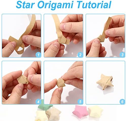 1350 листови Оригами starвезда хартија 27 бои starвездени хартиени ленти ленти со двојна еднострана оригами рачно изработена оригами