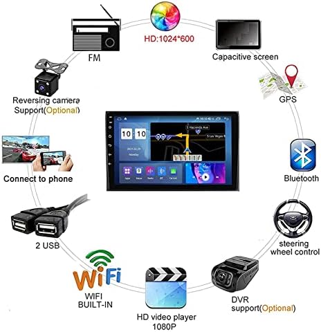 Android Autoradio 9 инчен Главата единица За Renault 2 Din Мултимедијален Плеер Поддршка WiFi Bluetooth USB DSP Carplay DAB+ FM