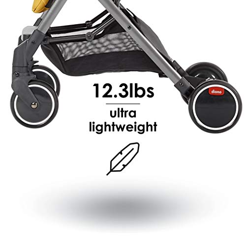 Diono Excurze Baby, новороденче, шетач на мали деца, совршен градски шетач на системот за патувања и компатибилни со седишта за