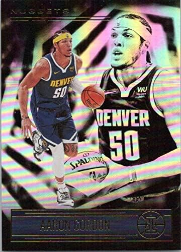2020-21 Илузии на Панини #24 Арон Гордон Денвер Нагетс Официјална картичка за трговија во кошарка во НБА во сурова состојба