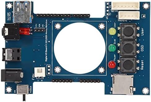 За Mister FPGA Digital IO Board v1.2, за табла за експанзија на Toslink 3,5 mm за додатоци за Terasic DE10 Nano Soc, со 3 индикатори за статус