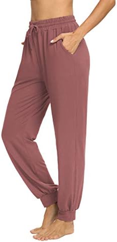 Џемпери на женски џега со џебови со џебови за тренингот џогери салон панталони обични атлетски панталони за трчање