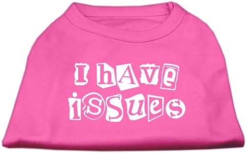 Имам проблеми со екранот печатена кошула за кучиња светло розова sm
