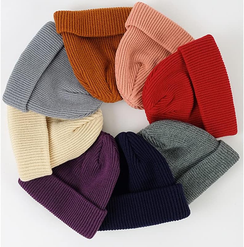Toptie Winter Cuffed Beanie плетени капи за мажи и жени, топло и меко капаче за тобоган