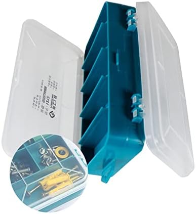 Организатор за складирање на среќа со среќа, преносни транспарентни завртки за чување кутија со двојно-странична мултифункционална алатка
