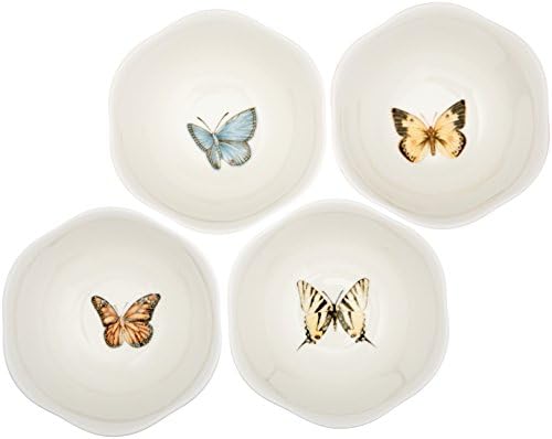 LENOX 791720 Puterfly Meadow 4-парчен сад за десерт