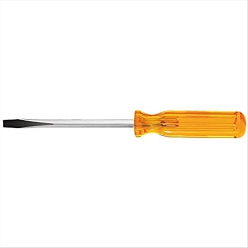 Klein Tools BD284 1/4-инчен шрафцигер со рамна глава со врвот на клучот, 4-инчен квадратен шанк и рачка за комфорд
