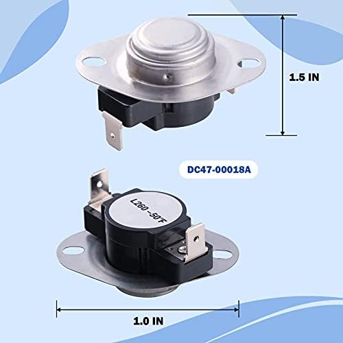 Термостат за термички термостат за фен DC96-00887A & DC47-00016A Термички осигурувач & DC47-00018A Термостат Поставен за фен за