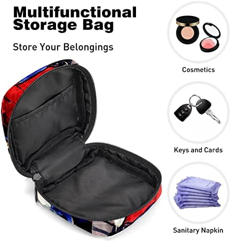 Санитарна торба за складирање на салфетка, гроздобер автомобил стар автомобил преносен менструален подлога торба за тинејџери продавници