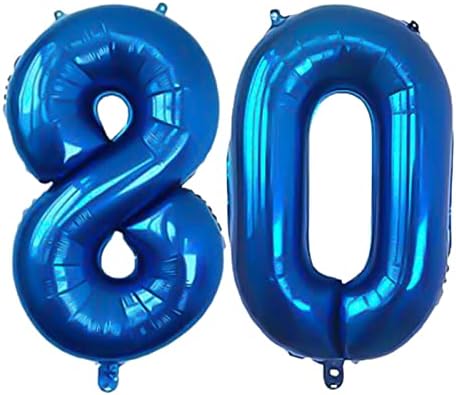 Xlood број 80 балони 32 инчи дигитален балон азбука 80 роденденски балони цифри 80 хелиум балони големи балони за роденденски забави