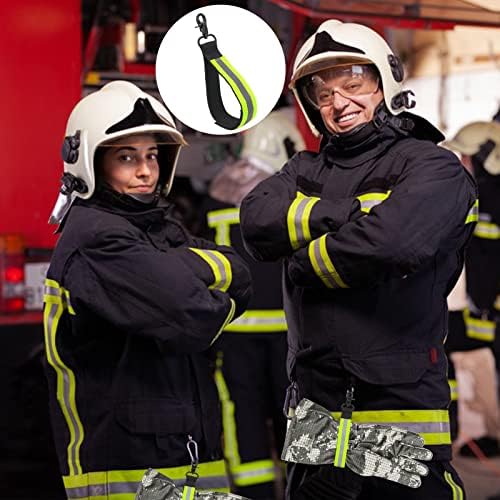 Пожарникарска лента за ракавици, 2 парчиња тешки пожарникари за пожарникарска опрема за нараквици за безбедност на држачи за безбедност