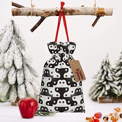 Божиќни Торби За Подароци Таи-Чи-Крава-Смешни Подароци Торби За Завиткување Божиќни Вреќи За Завиткување Подароци Торбички Средни