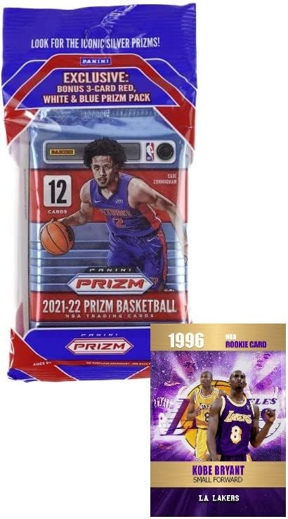 Сосема нови 2021-22 Фабрика за запечатени пакети за кошарка со пакет за вишок, запечатени џамбо, - 15 картички по пакет - Плус Нова картичка