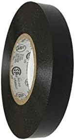 Т.Р.У. EL7566 -AW професионална гума од црна црна ПВЦ електрична лента, оценета до 600 волти и 176 F - UL/CSA/CE наведен синтетички: 4 in. X