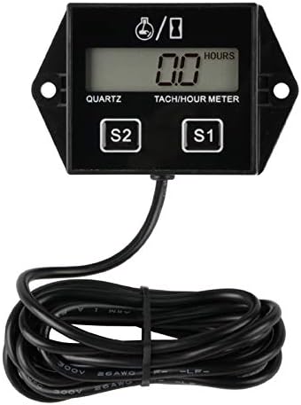Tacheter мерач на дигитален час мерач, потсетник за одржување, батерија што може да се замени, автоматски исклучување, користете за ZTR тревник