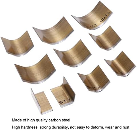 Кожен агол удар, алатка за удирање со кожен секач за секачи Висока јаглероден челик рачно изработен DIY R агол за картон за сечење на работ за гума