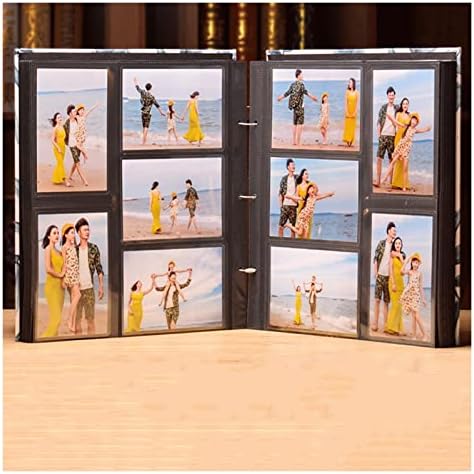Giuin Beauty Photo албум пластична фотографија може да се постави во кожа фото албум со фото албум Книга комеморативно интерстицијално семејство