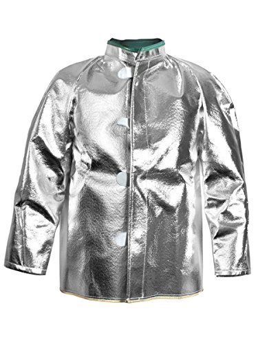 Национална безбедносна облека мажи 45 Заштитни јакни со должина на должина, алуминизирани, големи САД