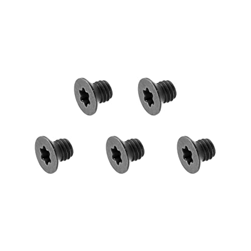 Uxcell M3 x 3,5 mm Torx Head Set завртки, 0,5 завртки за приклучок за јаглероден челик, 5 парчиња