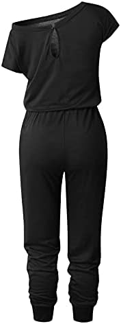 Kcjgikpok тело со женски џемпери еластично лилјак со џебови на половината на рамената долга долга ракав печатено џемпери за