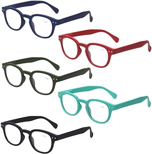 Читање очила сет од 5 квалитетни читатели на мода пролетни очила за чување за читање