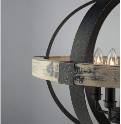 Artcraft Lighting Castello 4-светло мини лустер, црно